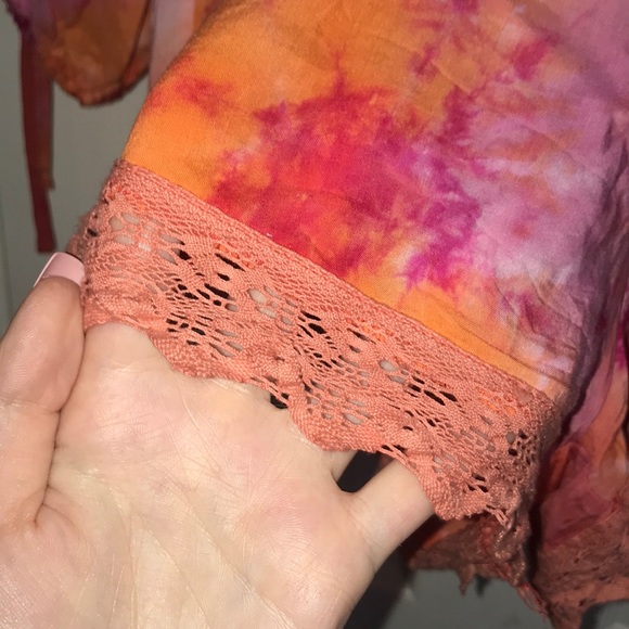 Pink Tie Dye Romper ๐ - Picture 6 of 6